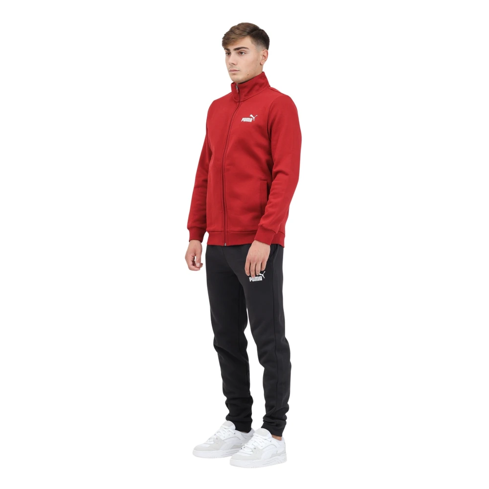 Puma Rood en zwart trainingspak voor heren Red Heren