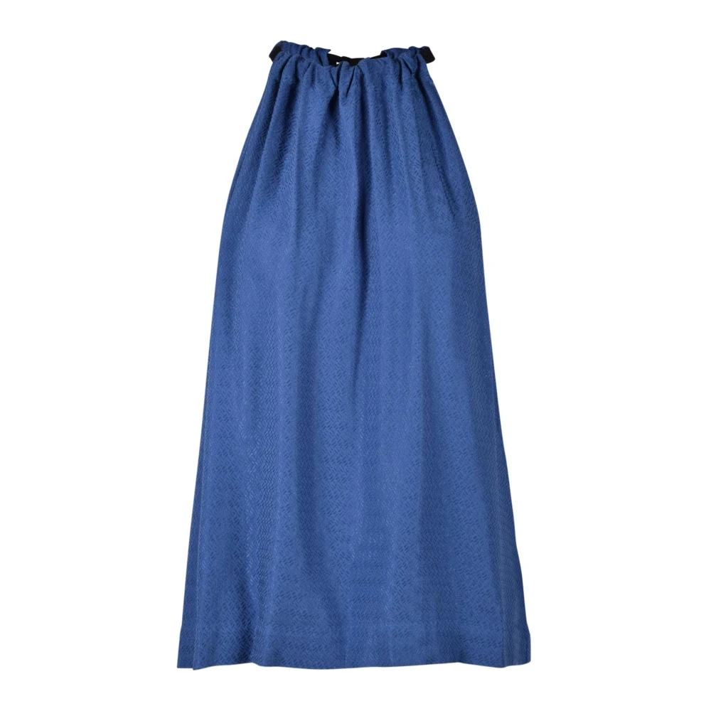 Attic and Barn Viscose Gebreide Top Blue Dames