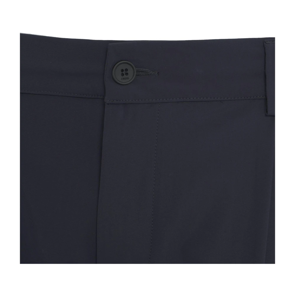 Cruna Blauwe Tapered Fit Broek Mitte Blue Heren