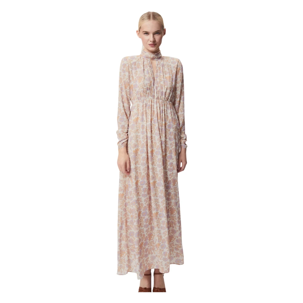 Bizuu Bloemen Maxi Jurk Sivas Multicolor Dames