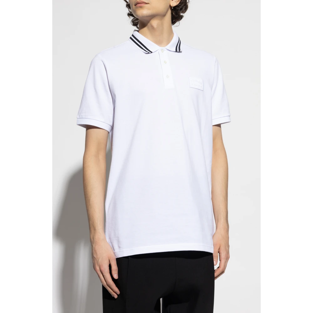Iceberg Polo met logopatch White Heren