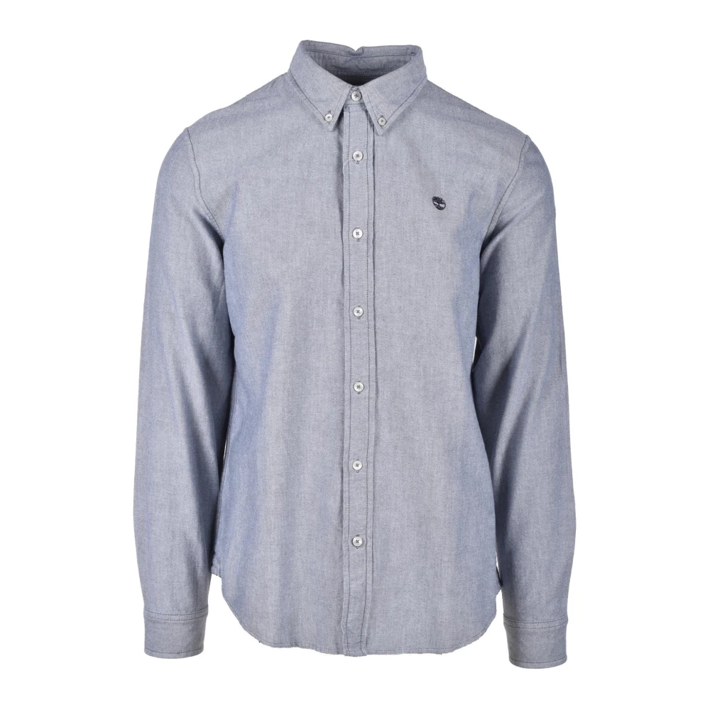 Timberland Katoenen Overhemd Blue Heren