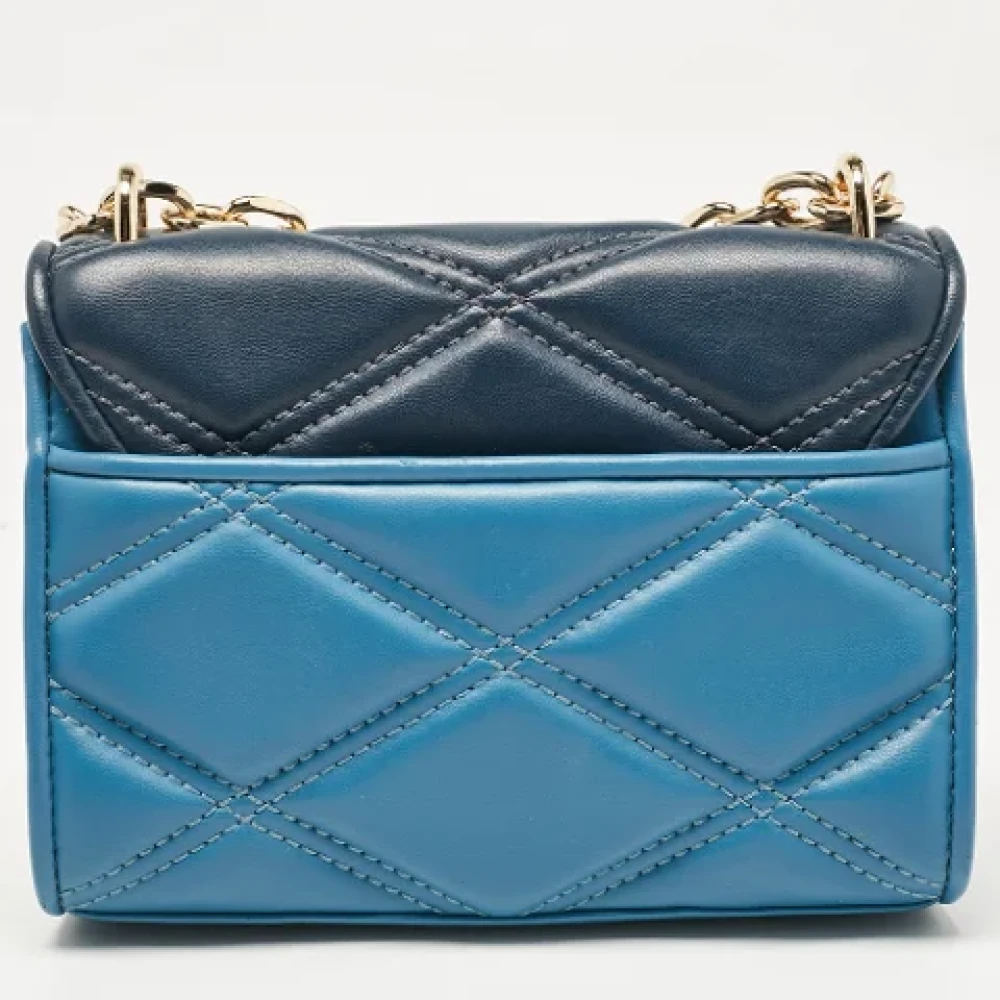 Michael Kors Pre-owned Leather crossbody-bags Blue Dames