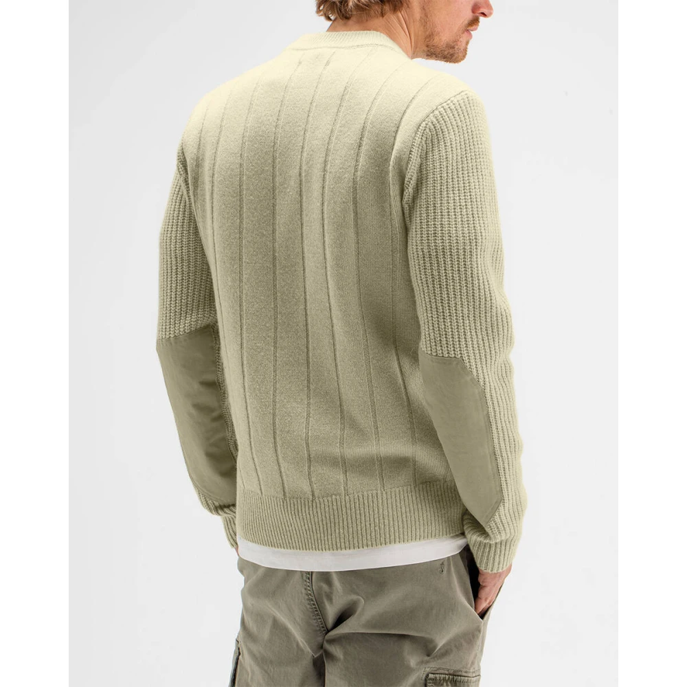 Butcher of Blue Blauwe Crew Neck Gebreide Trui voor Mannen Green Heren