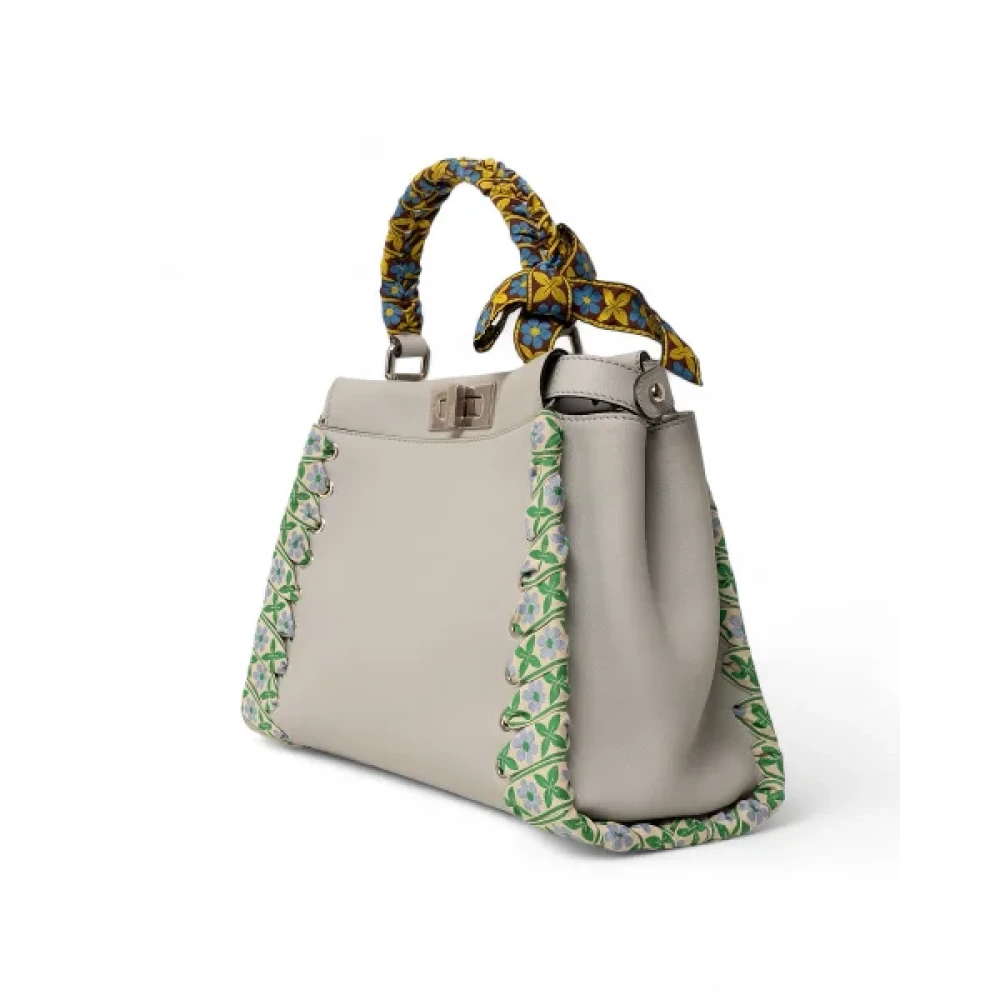 Fendi Vintage Pre-owned Canvas handbags Beige Dames