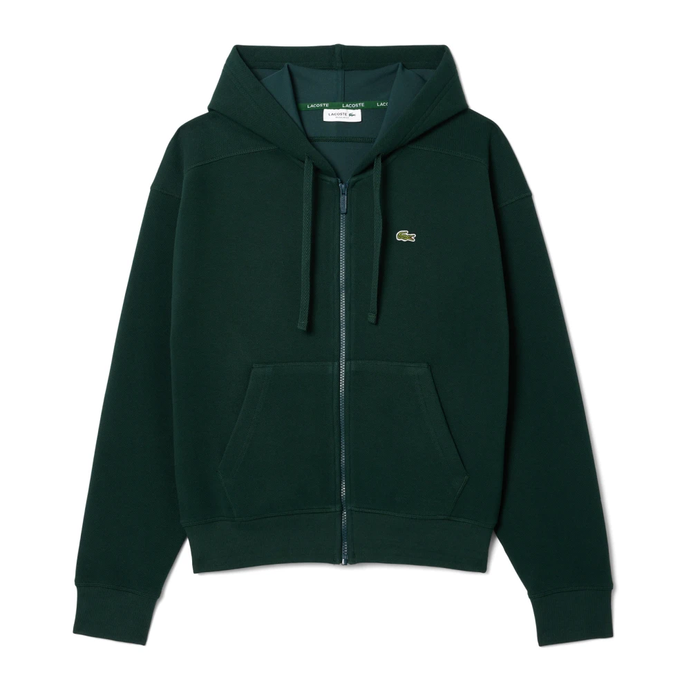 Lacoste Hoodie met ritssluiting Green Dames