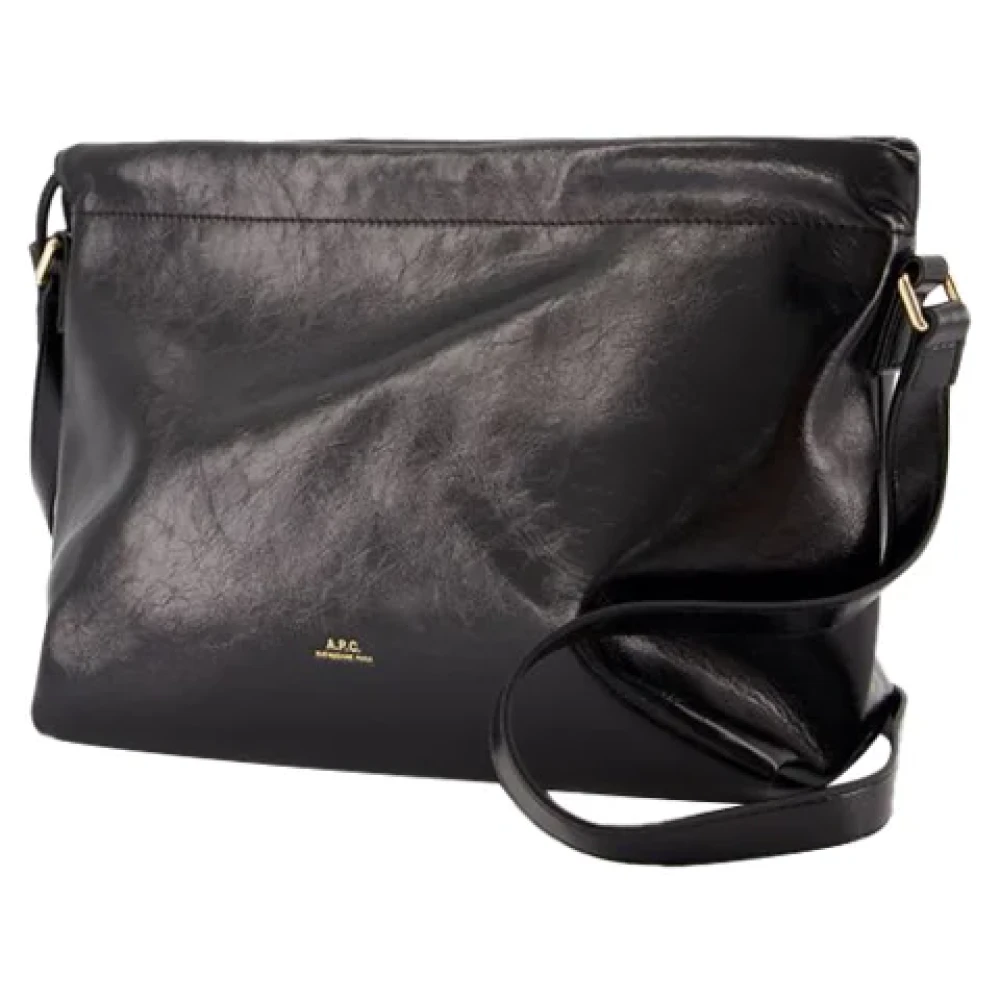 A.p.c. Plastic shoulder-bags Black Dames