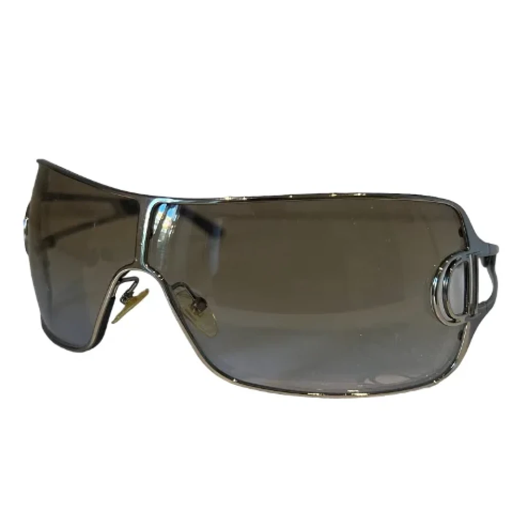 Dior Vintage Pre-owned Metal sunglasses Gray Dames