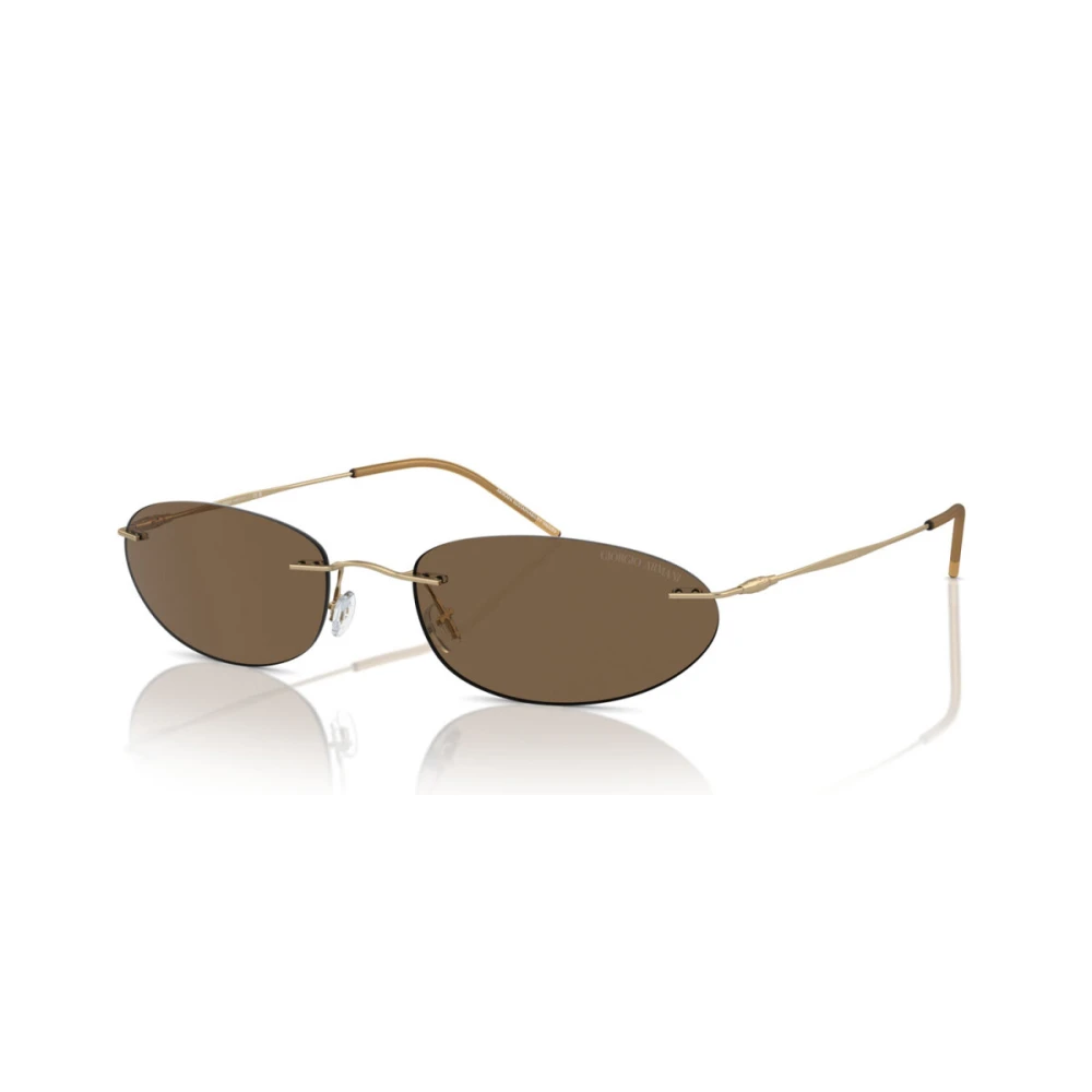 Giorgio Armani Women's Gold Matte Pale Sunglasses Ar 1508M Medium