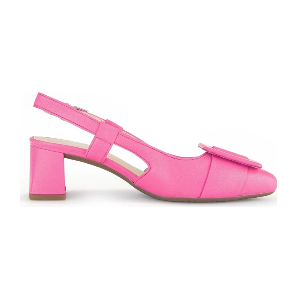 Gabor Pink Pumps, Female, 3 Uk, Elegant Flat Sandals
