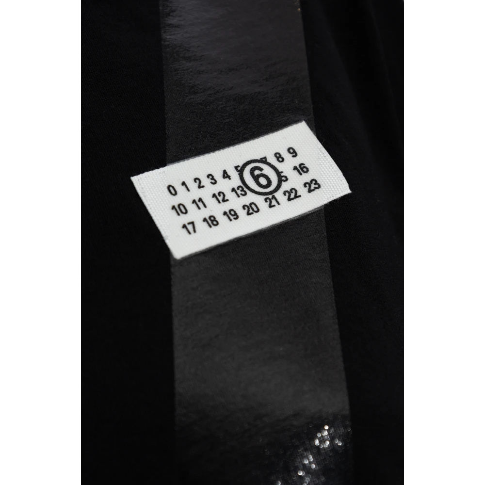 MM6 Maison Margiela T-shirt met print Black Dames