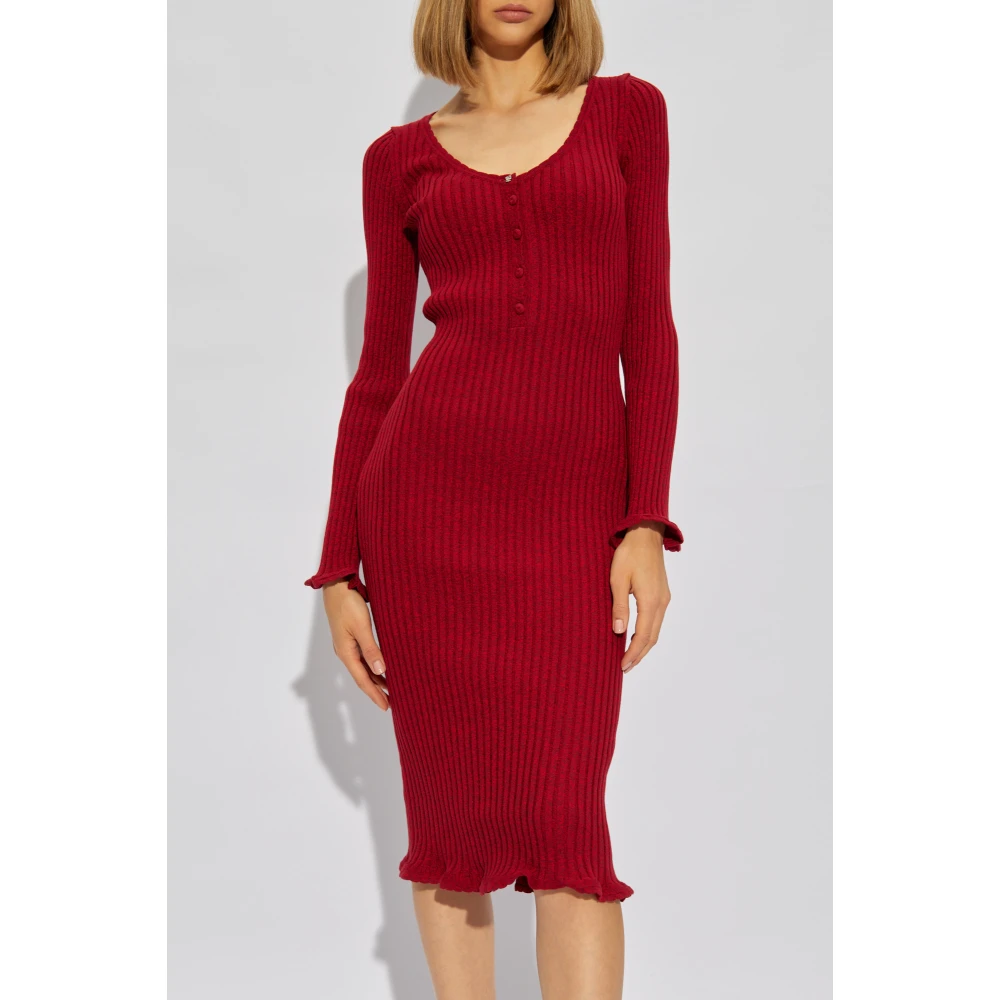 Blumarine Gestreepte jurk Red Dames