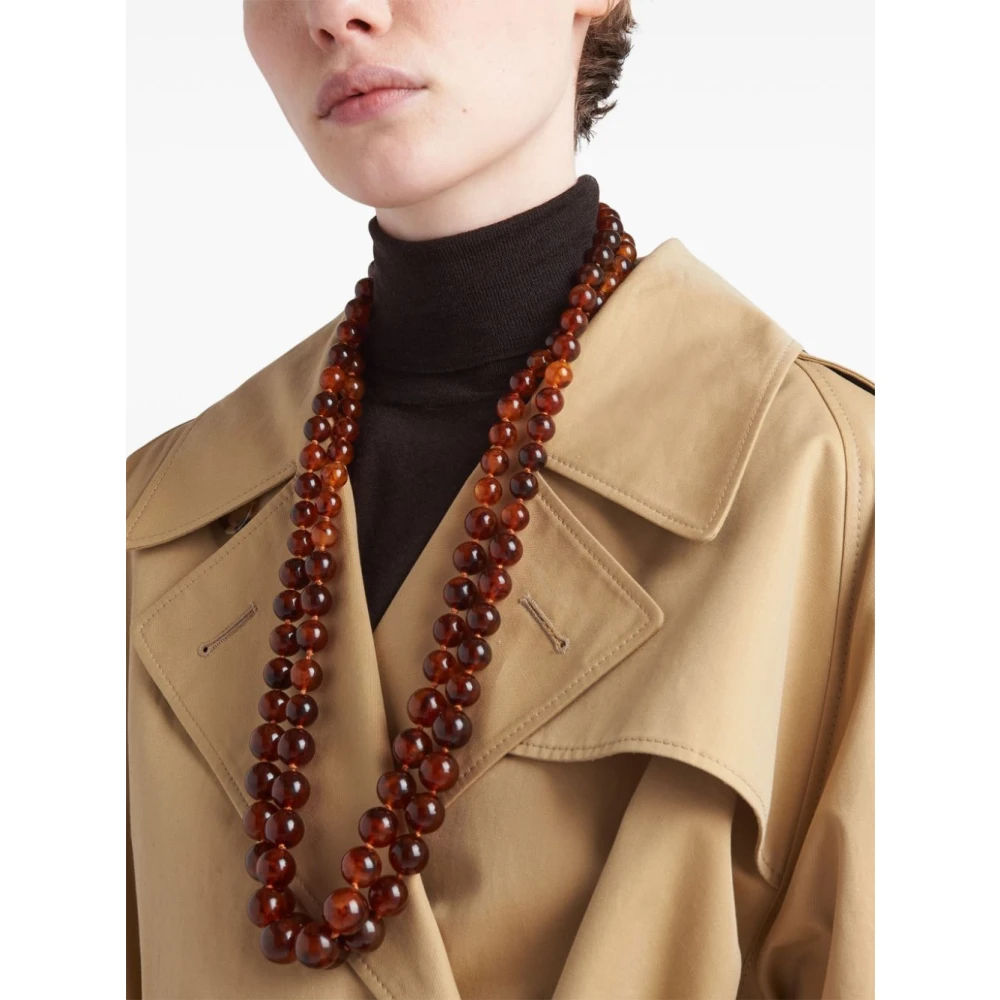 Prada Beige Trenchcoat Damesjas Beige Dames