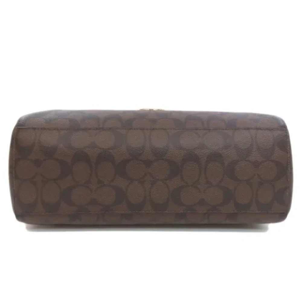 Coach Pre-owned Plastic handbags Brown Dames
