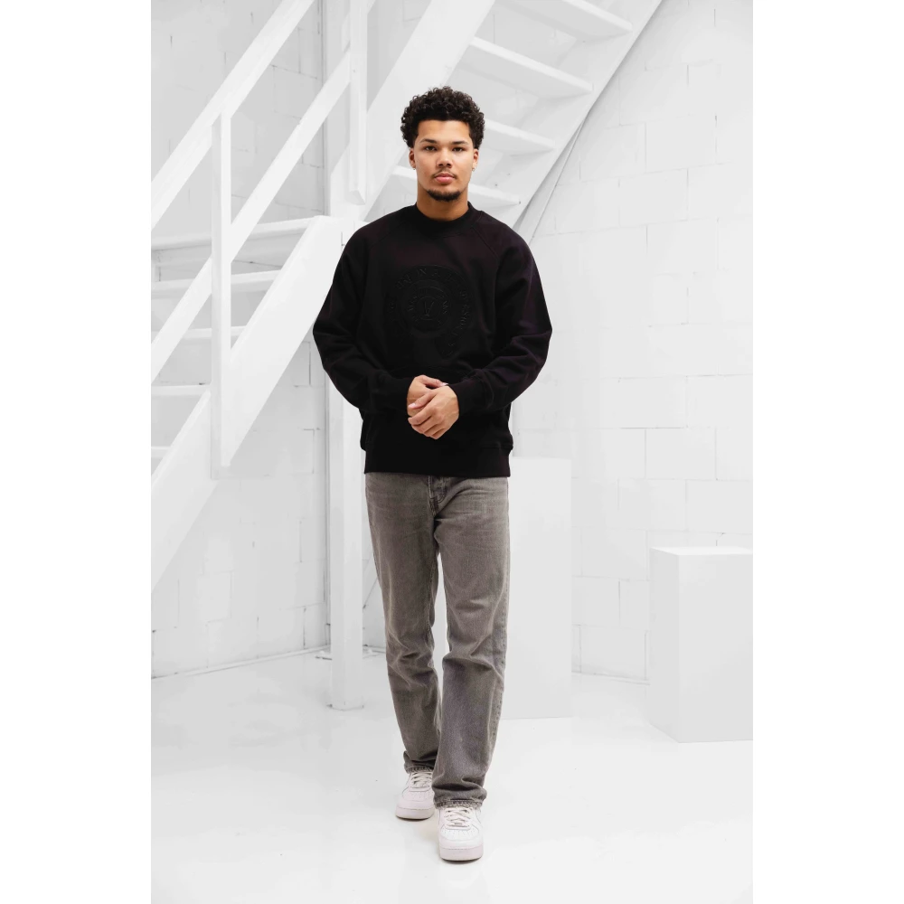 Versace Jeans Couture V-Emblem Sweater Heren Zwart Black Heren