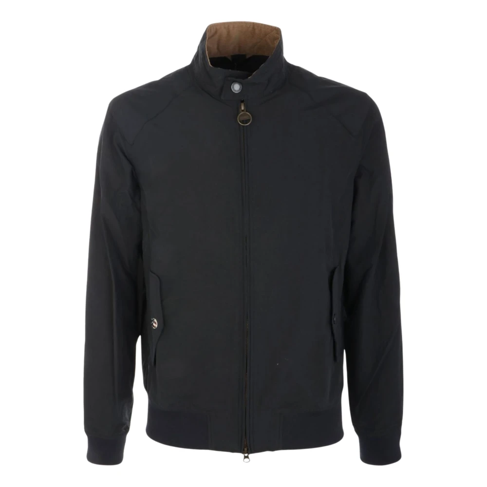 Barbour Men's Blue Rectifier Harrington Jacket - Bomber Jackets - L - Jackets