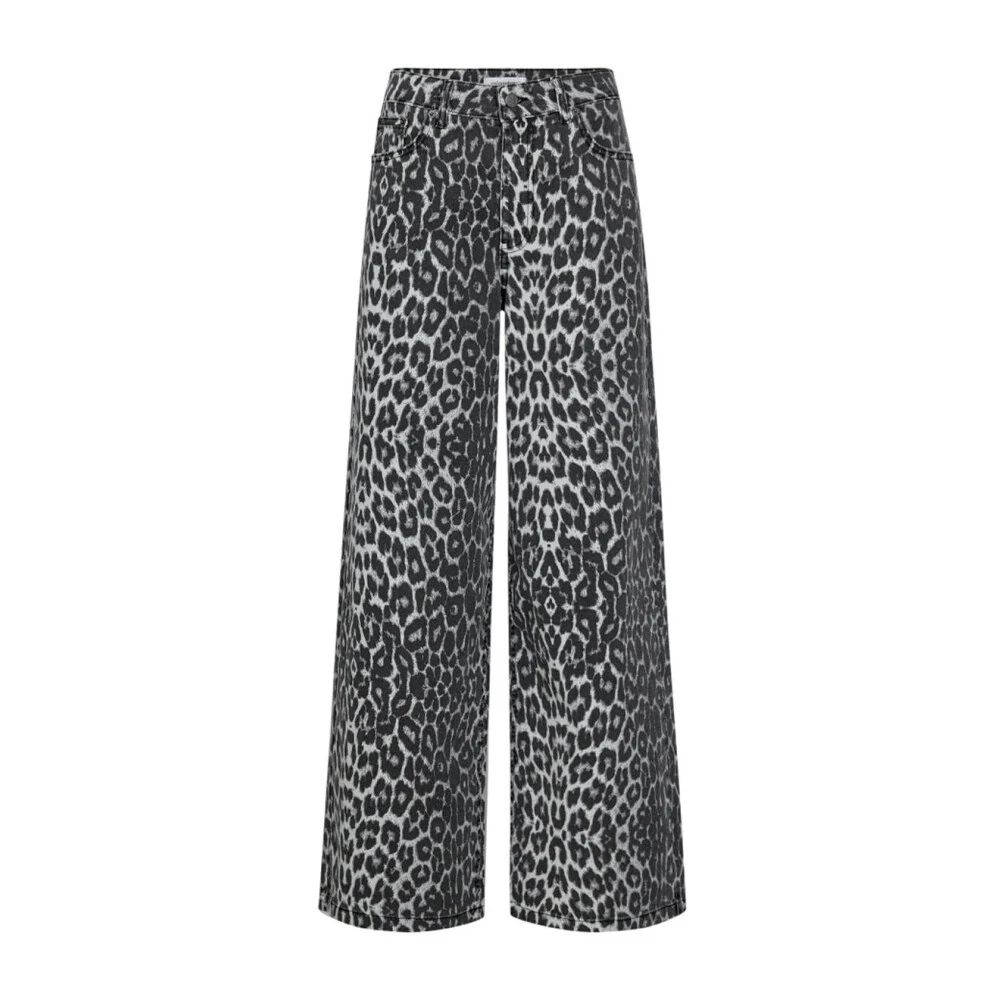 Co'Couture Leo Wide Pants Gray Dames