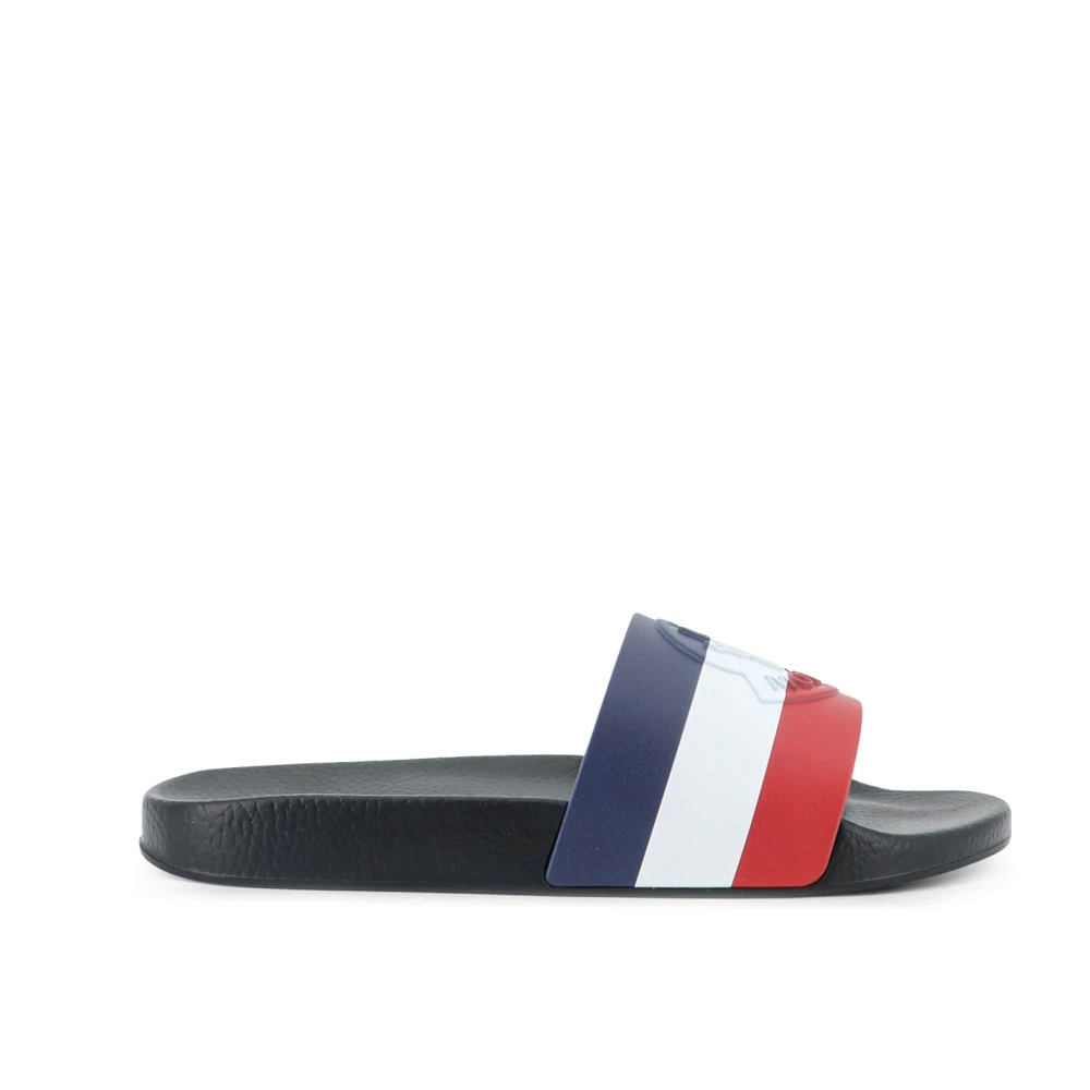Moncler Multicolor Sliders, Male, 7 Uk, Sandals