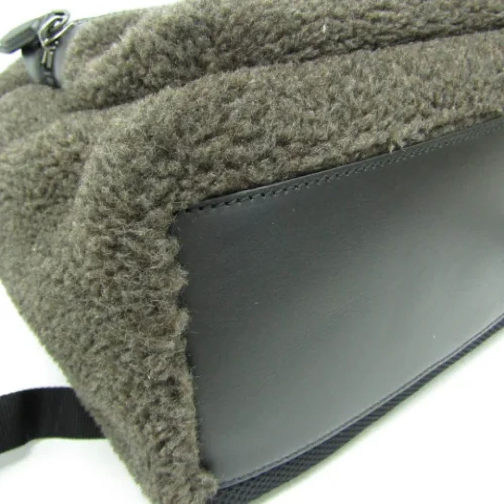 Salvatore Ferragamo Pre-owned Leather shoulder-bags Black Dames
