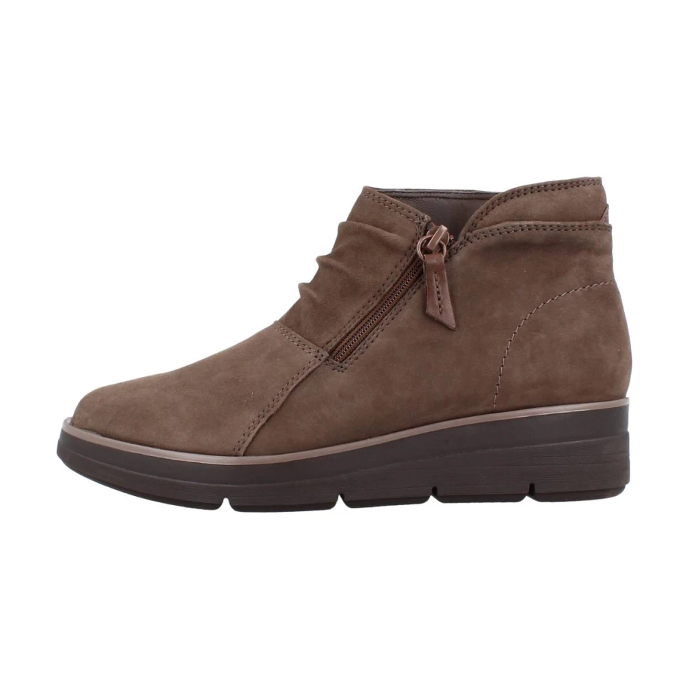 Clarks Ankle Boots Brown Dames