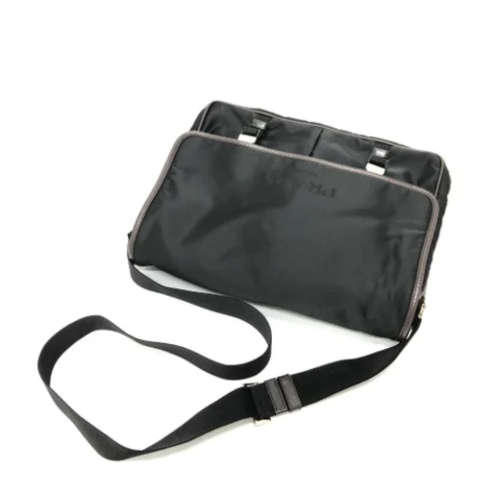 Prada Vintage Pre-owned Fabric prada-bags Black Dames