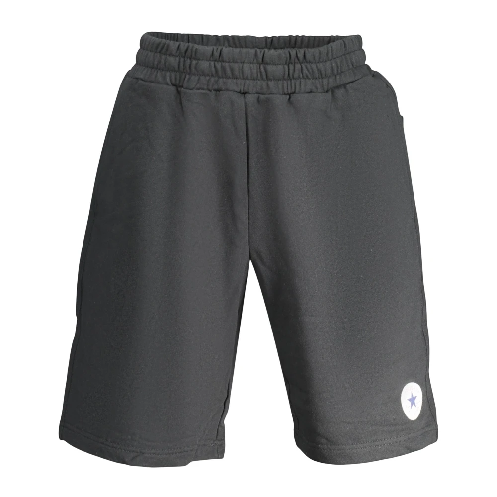 Converse Men's Black Training Shorts, Xl, Chuck Patch Shorts