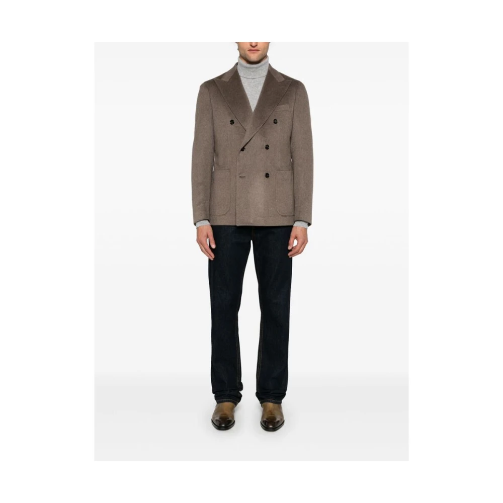 Tagliatore Jas Brown Heren