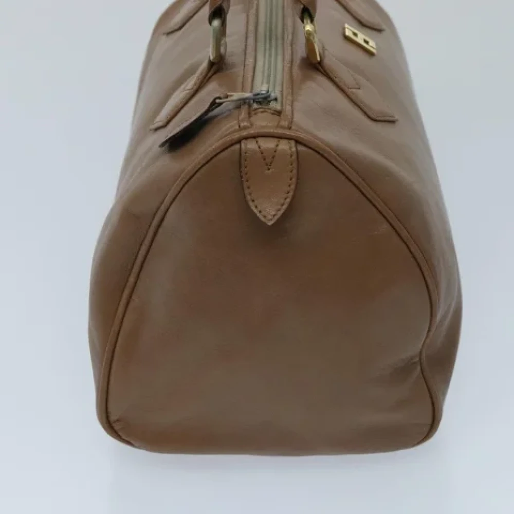 Fendi Vintage Pre-owned Leather handbags Brown Dames