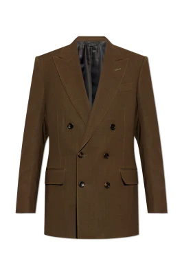 Ullblazer med dubbla sprund