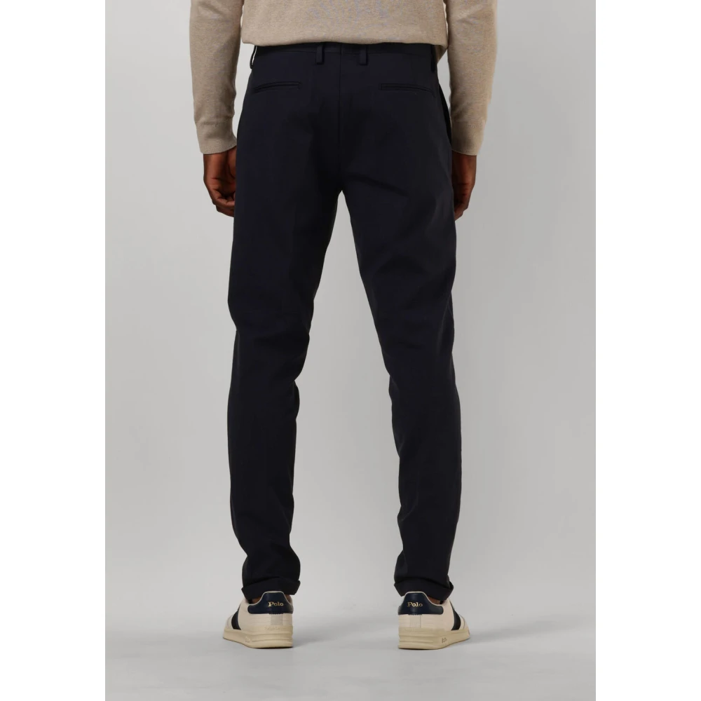 Genti Donkerblauwe Stijlvolle Pantalon Blue Heren