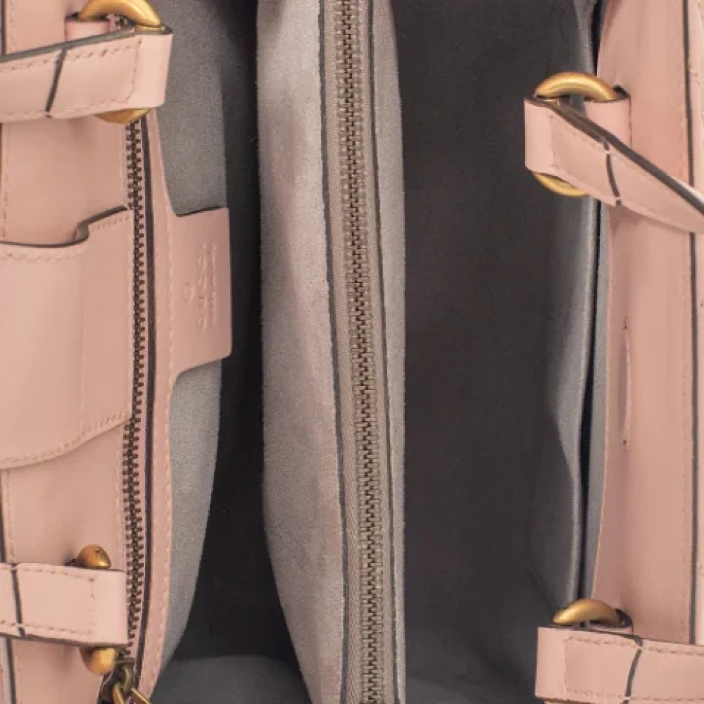 Gucci Vintage Pre-owned Leather gucci-bags Pink Dames