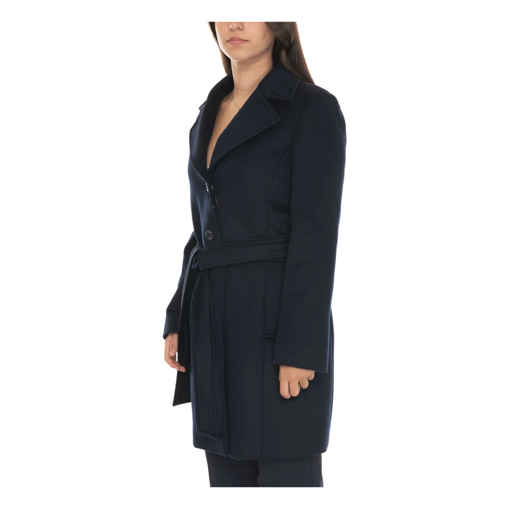 Pennyblack Wollen jas met 3 knopen Blue Dames