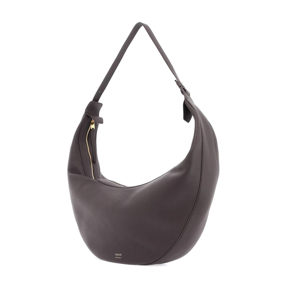 Khaite Elegante Augustine Hobo Tas Brown Dames