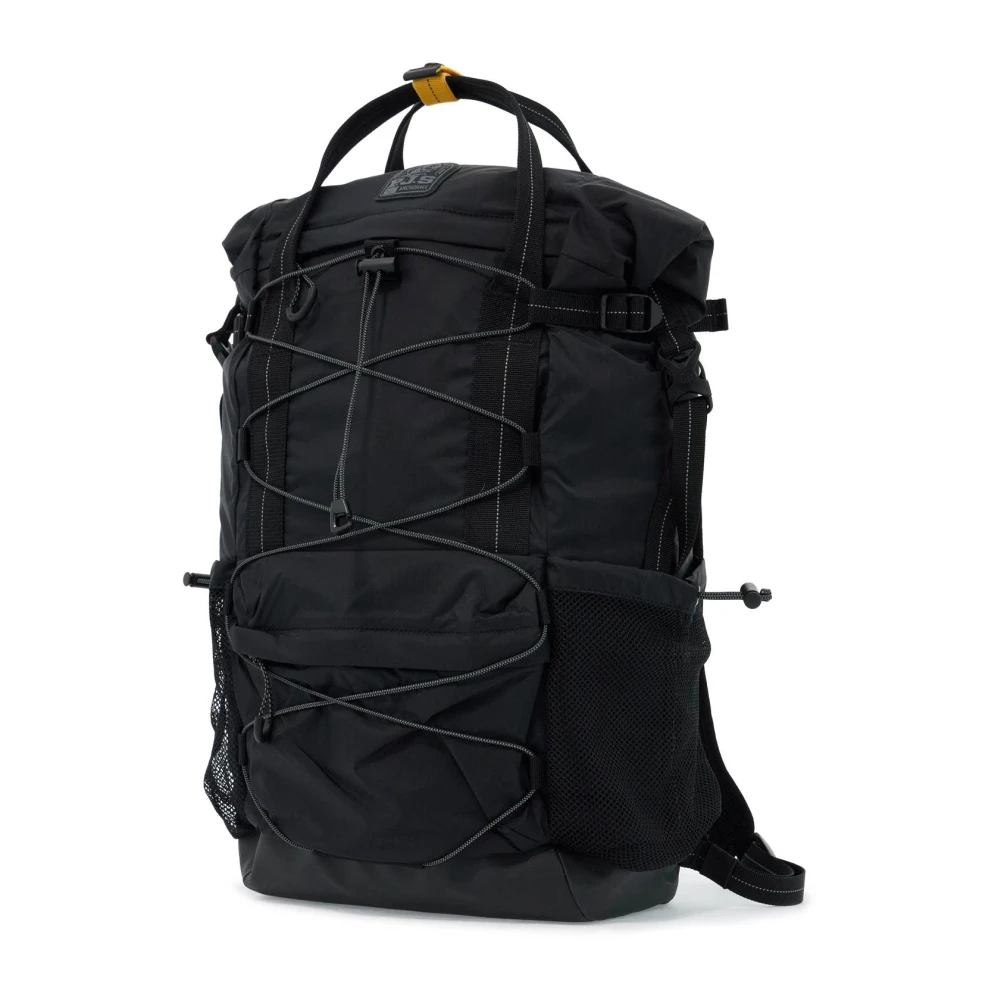 Parajumpers Nylon Roll-Up Rugzak met Laptopvak Black Heren