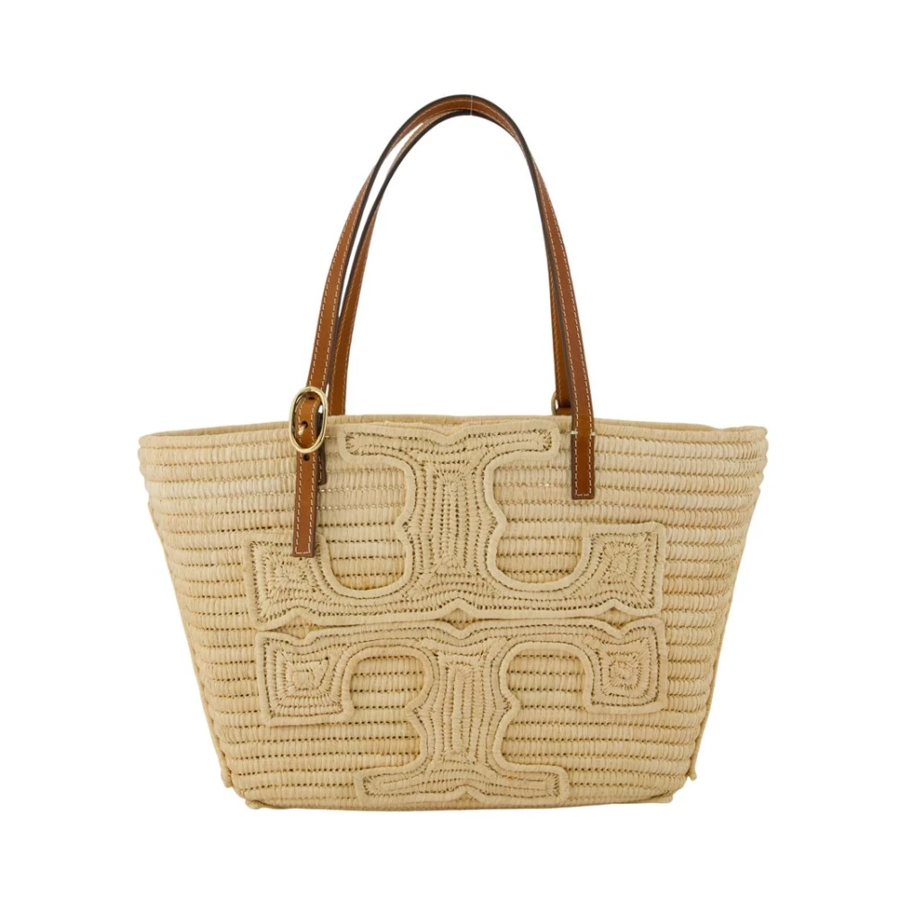 Tory Burch Women's Beige Ella Small Shopper Bag - Shopping Bags - One Size - Bags