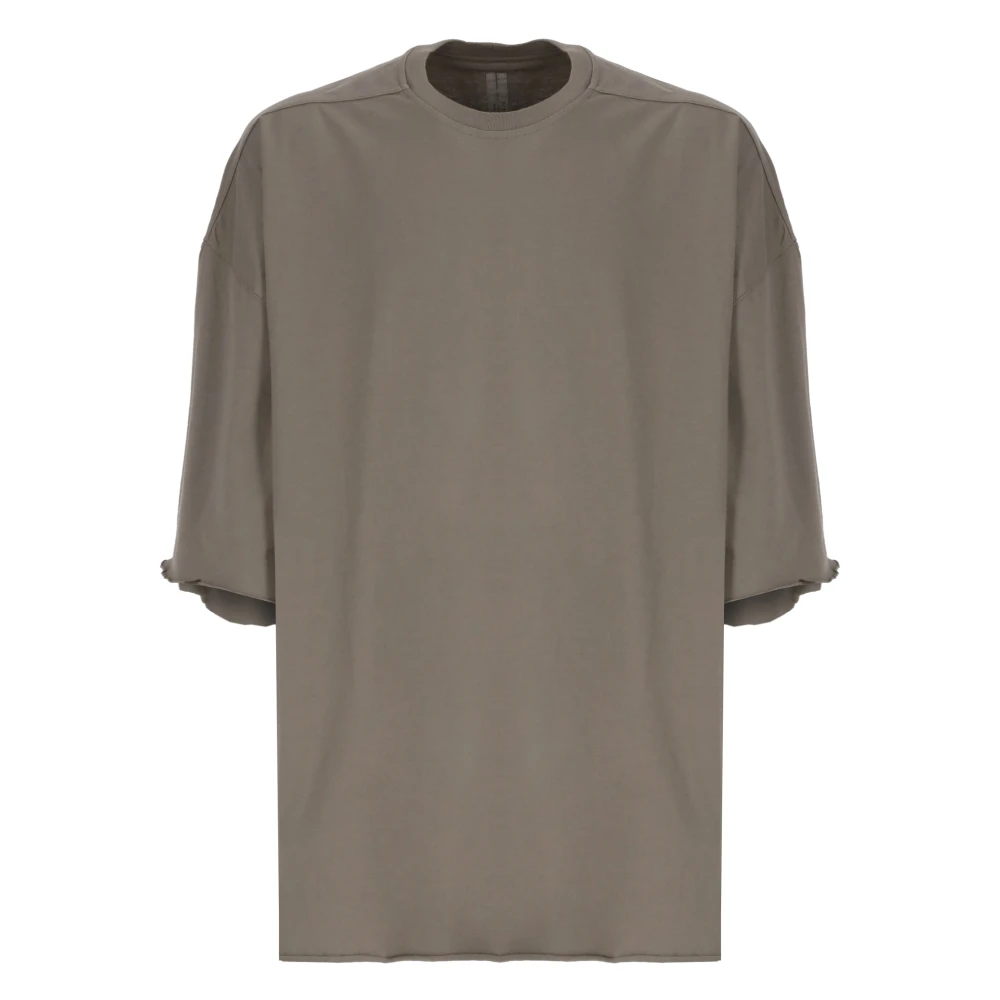 Rick Owens Bruin Katoenen T-shirt Ronde Hals Korte Mouwen Brown Heren