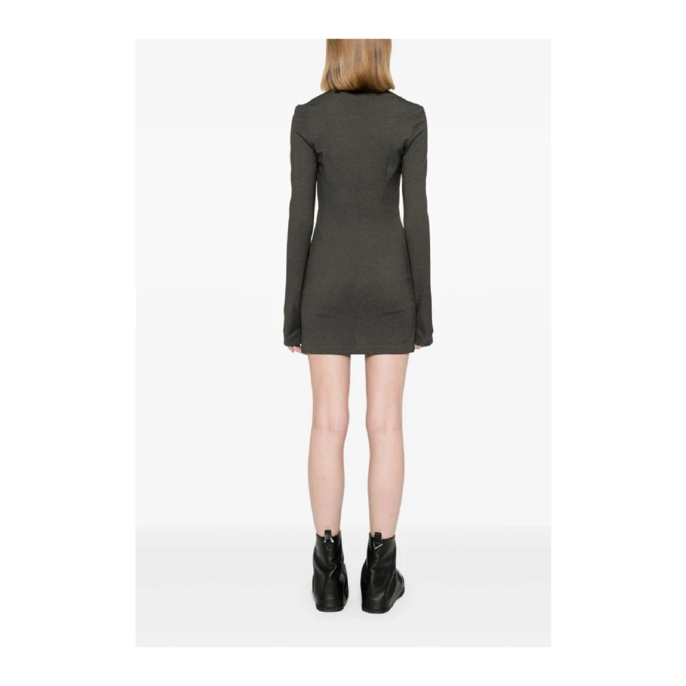 The Attico Mini Jurk Black Dames