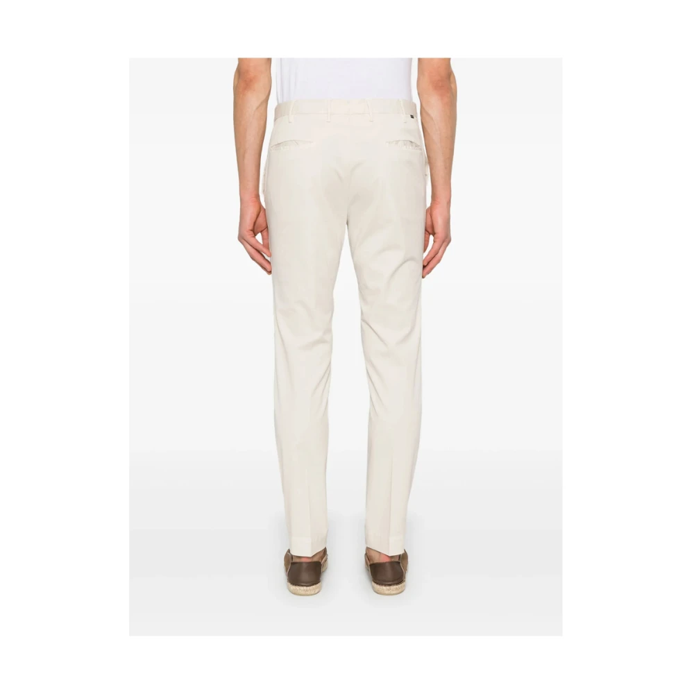 Incotex Beige Broek met Verborgen Rits Beige Heren