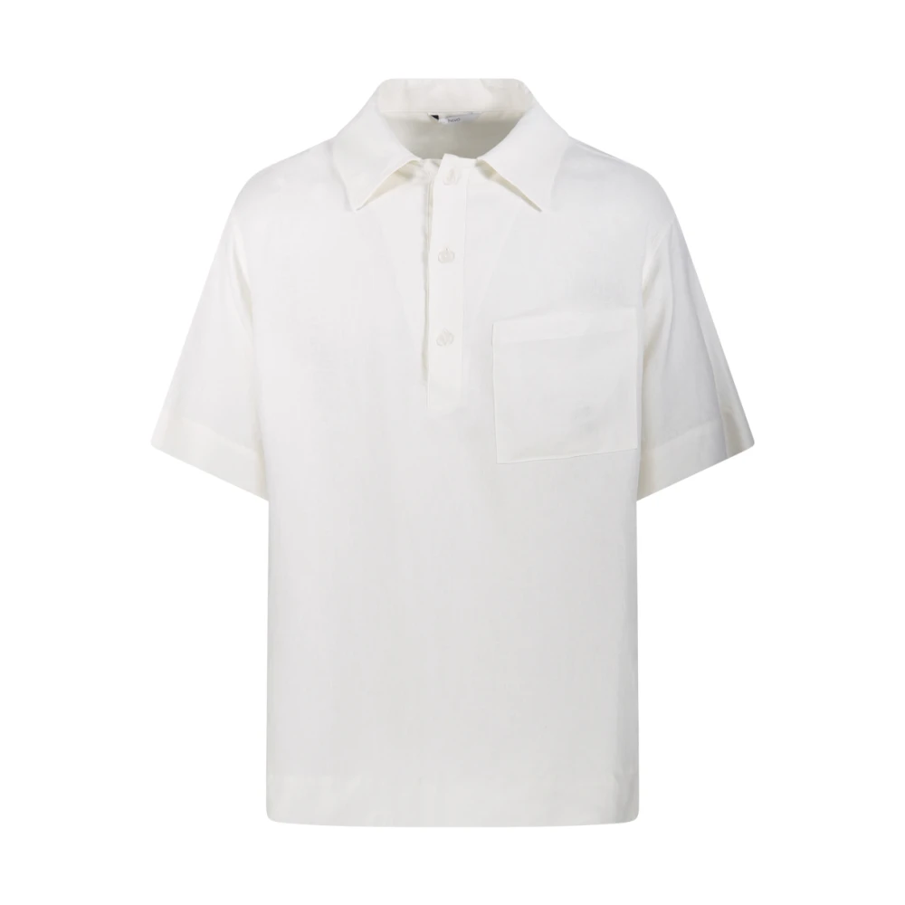 Hevo White Montursi Shirt - Male - Short Sleeve Shirts - L - Shirts