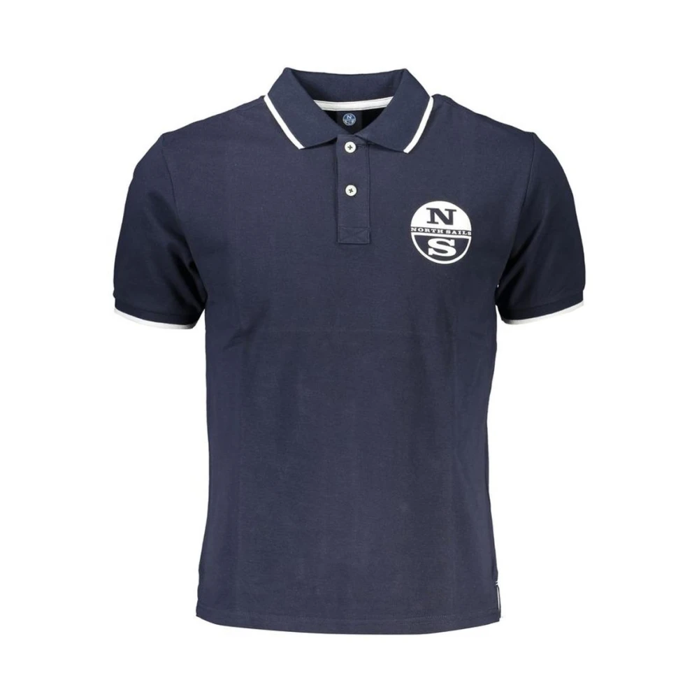 North Sails Blue Cotton Men Polo - S - Image 2