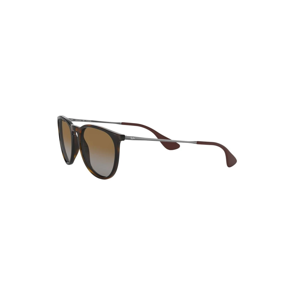 Ray - Ban Women's Brown Woman Rb4171 Erika 710/T5 Sunglasses Injected Turtle Pantos Polarized - Image 10