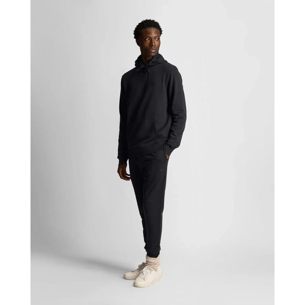 Lyle & Scott Tonal Eagle Skinny Sweatpant Black Heren