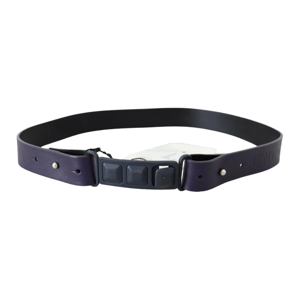 Costume National Women's Black Leather Fashion Belt