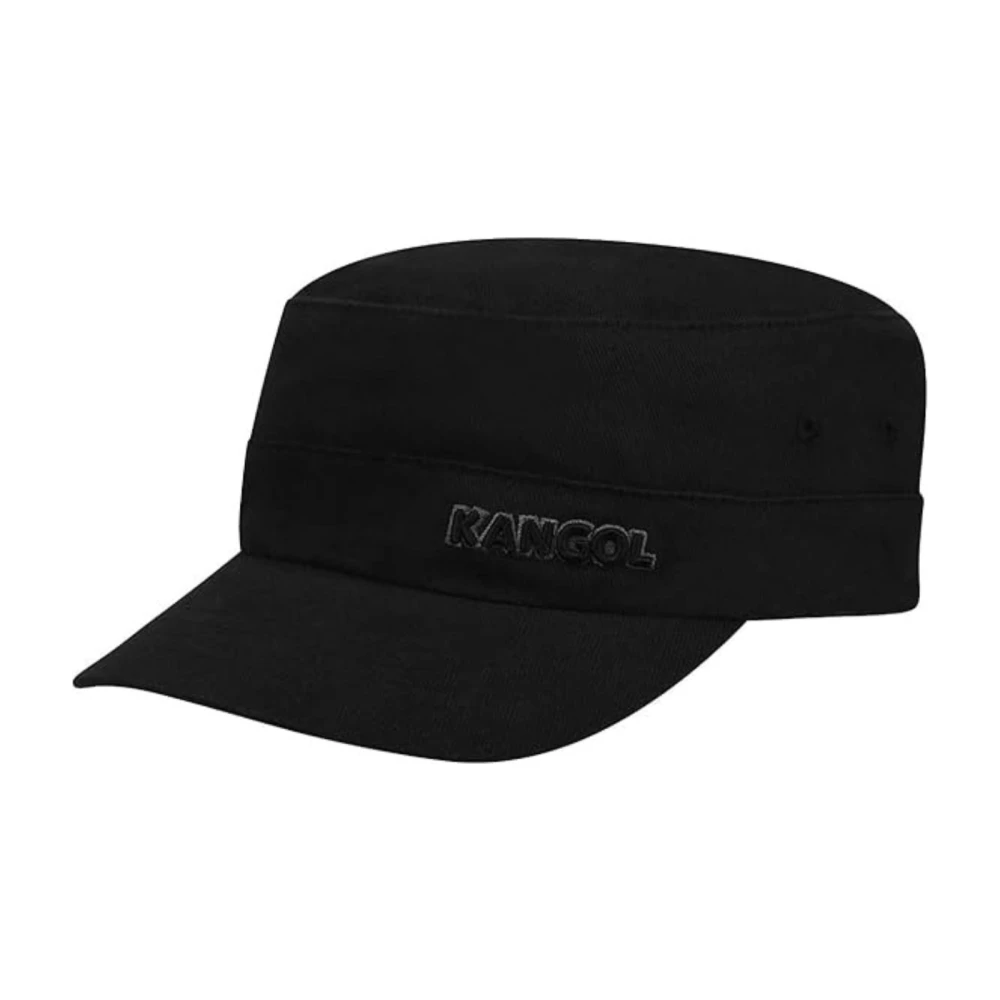 Kangol Women's Black Hats & Caps, L/Xl, Cotton Army Cap With Hidden Pocket