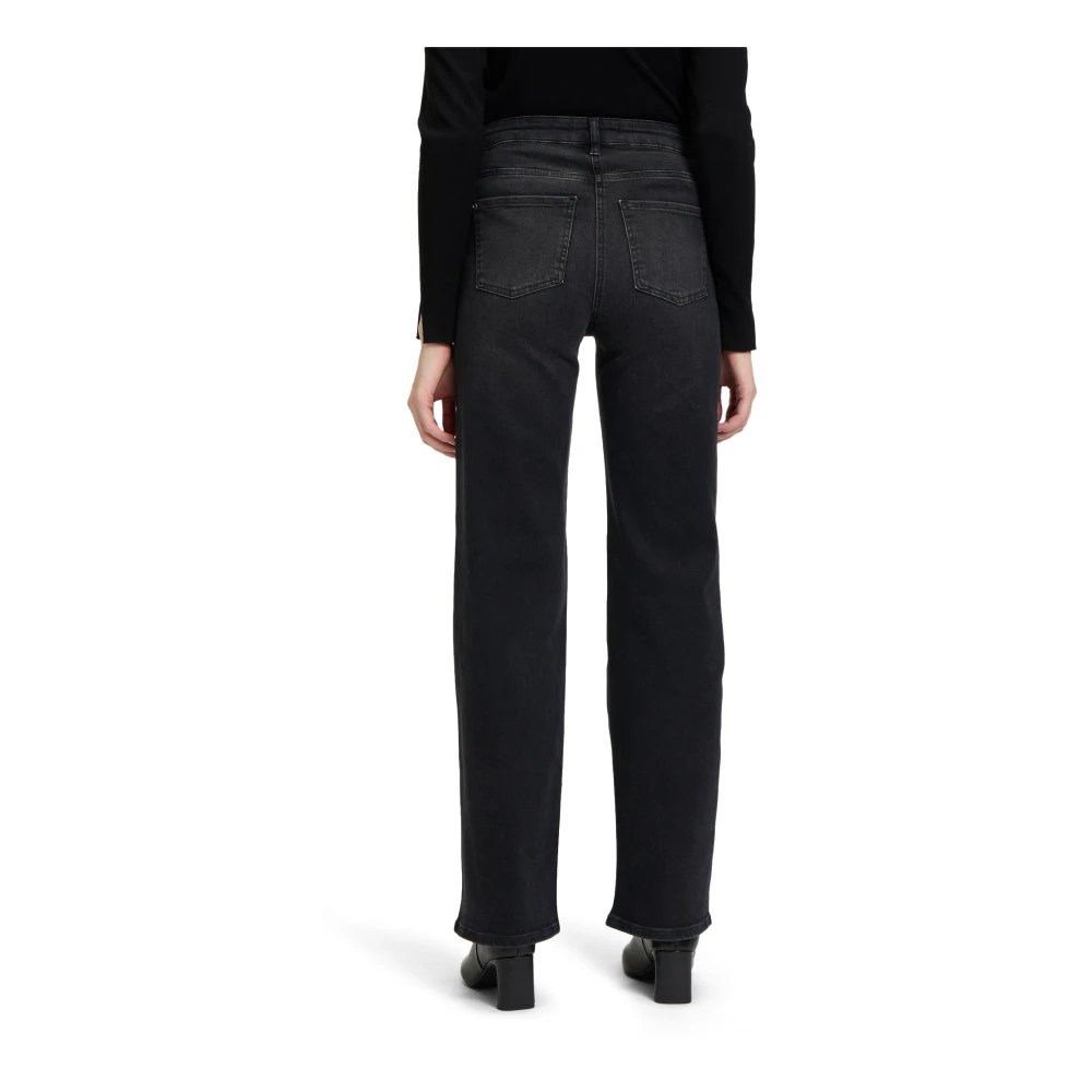 Betty Barclay Glitter-Look Stretch Broek Black Dames