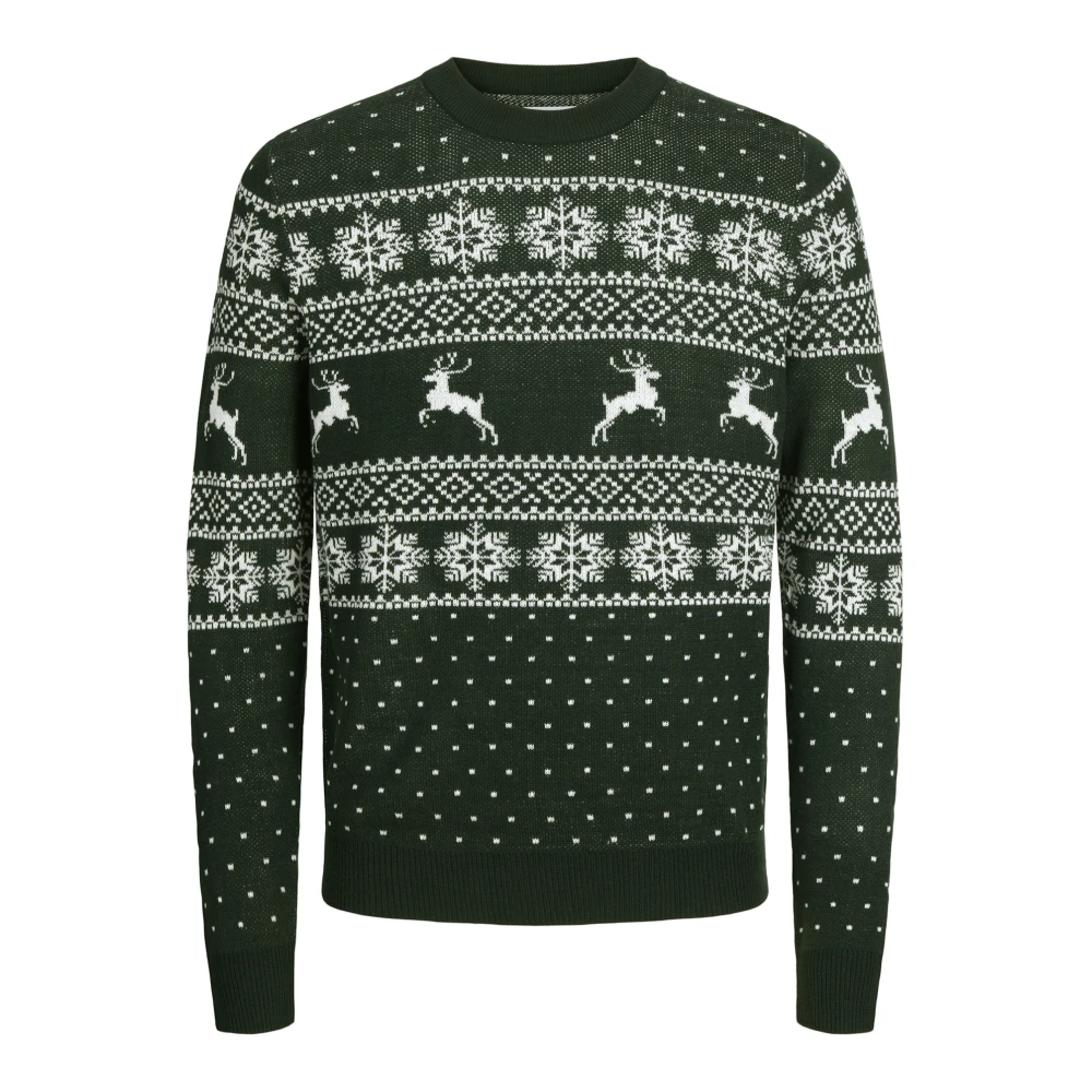 Jack & jones Kerst Gebreide Trui Gabriel Green Heren