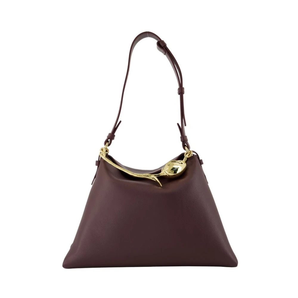 Erdem Women's Brown Leather Shoulder Bag - Grained Calf - Shoulder Bags - One Size - Bags