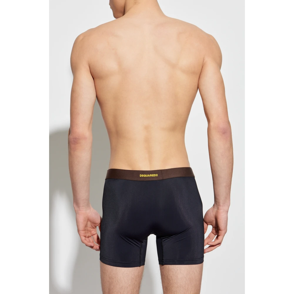 Dsquared2 Boxershorts met logo Black Heren