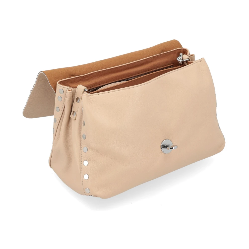 Zanellato Beige Bloom Postina Piuma Tas Beige Dames