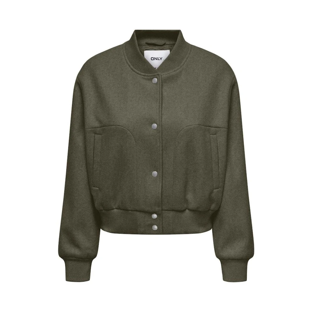 Only Korte bomberjas in Kalamata Melange Green Dames